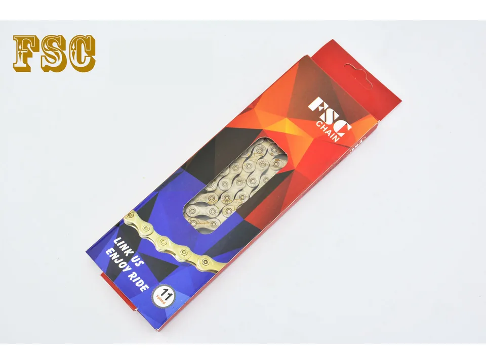 FSC 11 speed bicycle chain retail box.