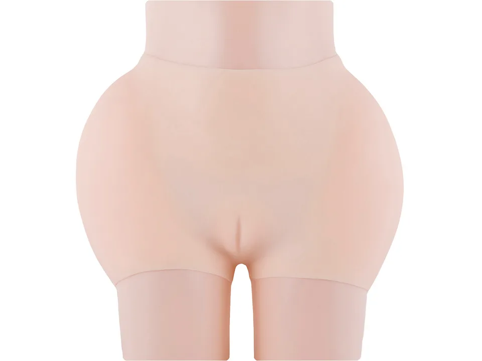 Front view of the silicone butt enhancement shaper pants on a mannequin.