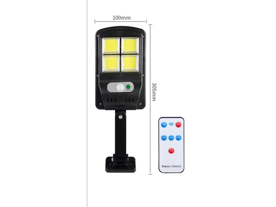 Solar LED garden light with motion sensor and its remote control