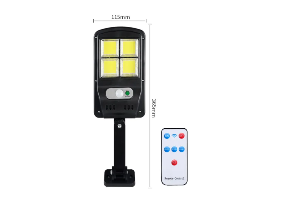 Solar LED garden light with motion sensor and its remote control