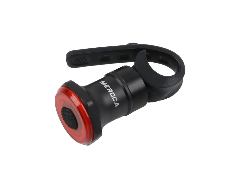 Bicycle taillight with seat post strap mount