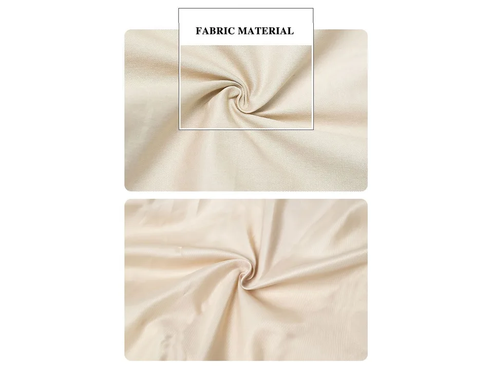 Close-up view of the beige trench coat fabric texture.