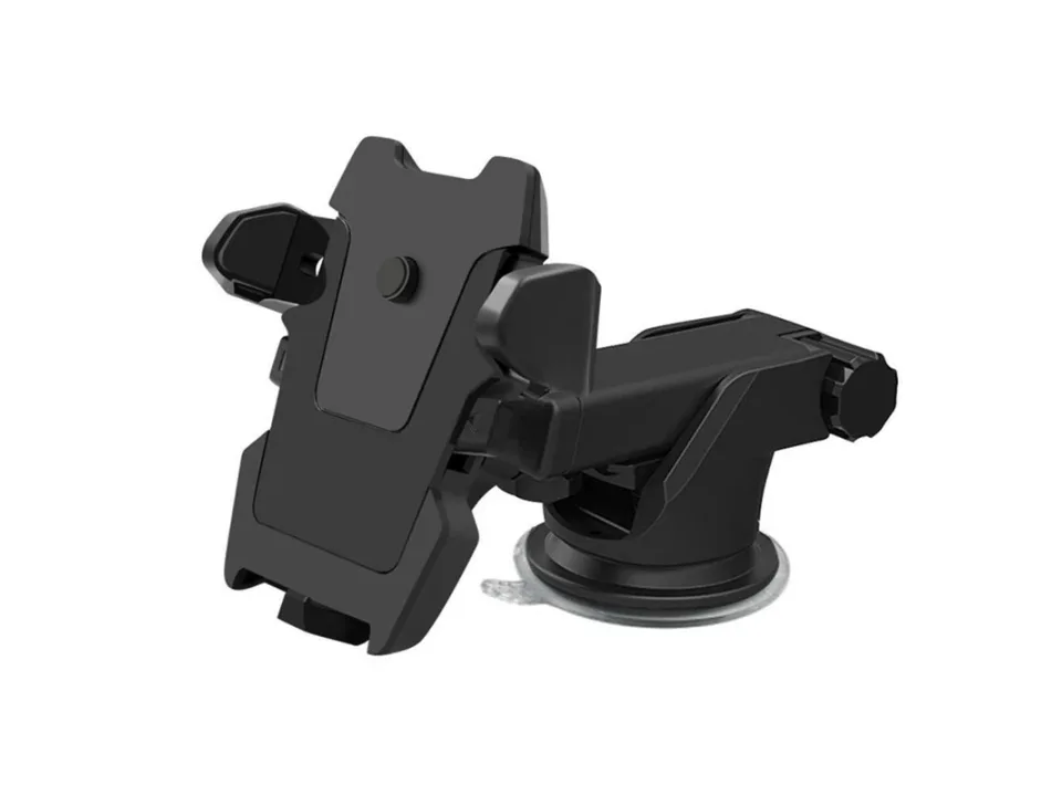 Car phone holder mount isolated on white background.