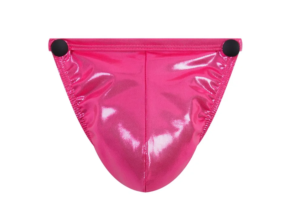 Hot pink detachable jockstrap pouch