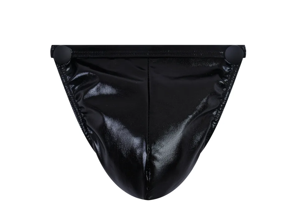 Black detachable jockstrap pouch