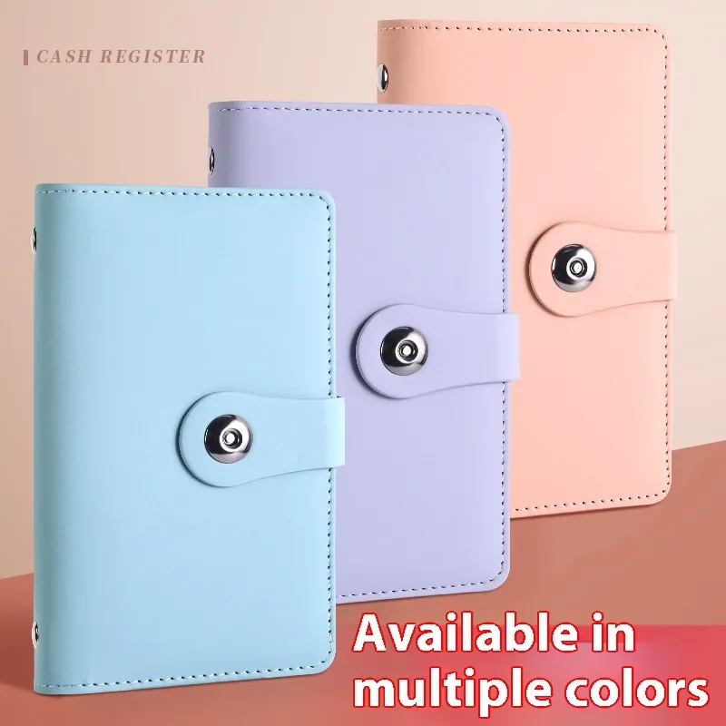 Cash Savings Book - PU Cover Budget Binder, 100 to 200 Pages