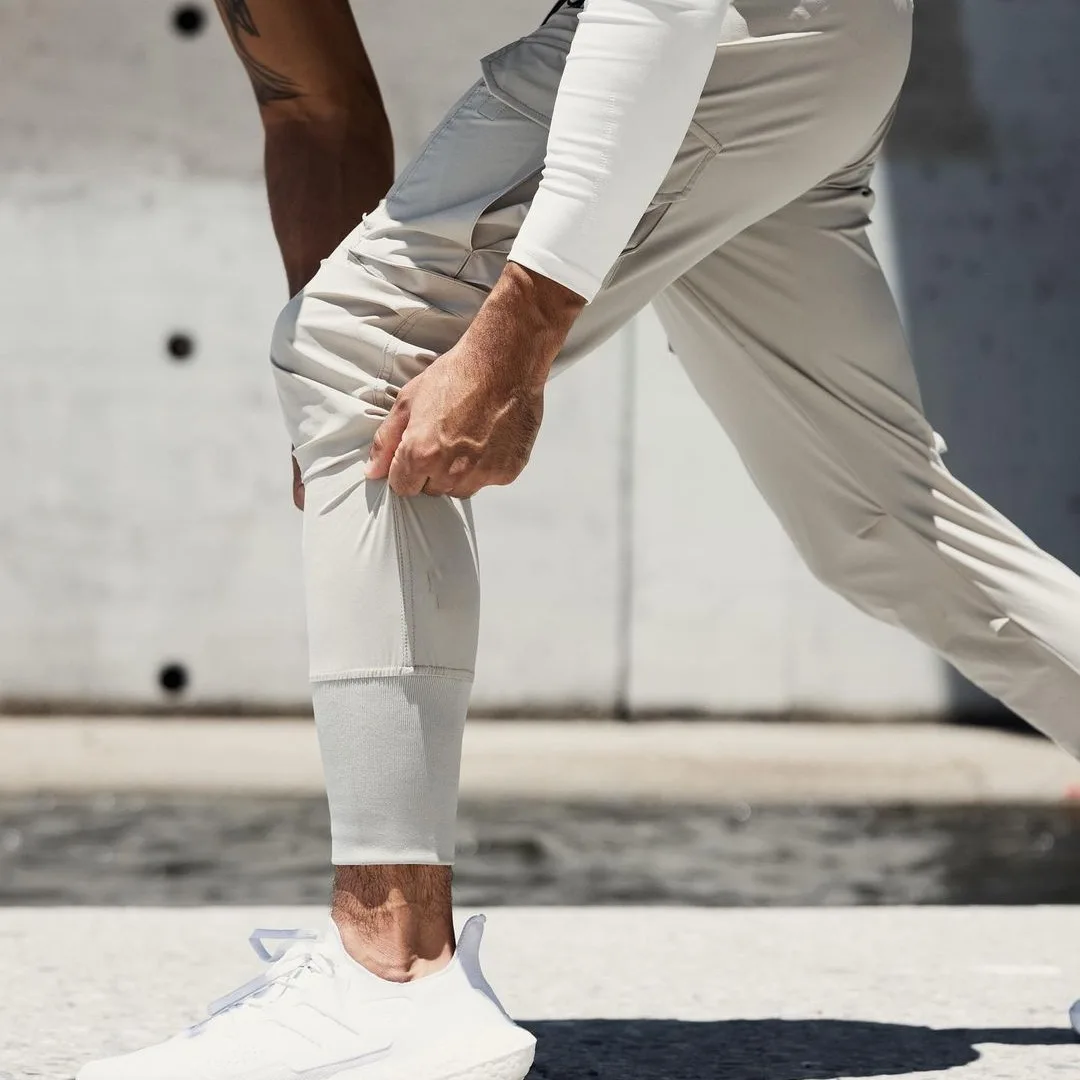 Ice Silk Ankle-Tied Trousers - Lightweight Loose Fit, M to 3XL