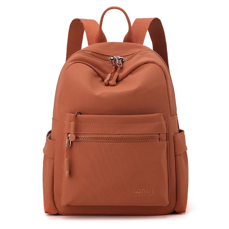 Women's Casual Backpack - Oxford Cloth, Eleven Colours, Everyday and Travel — Waxberry Purple