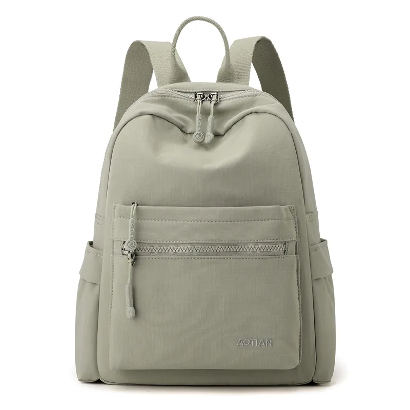 Women's Casual Backpack - Oxford Cloth, Eleven Colours, Everyday and Travel — Lemon Yellow