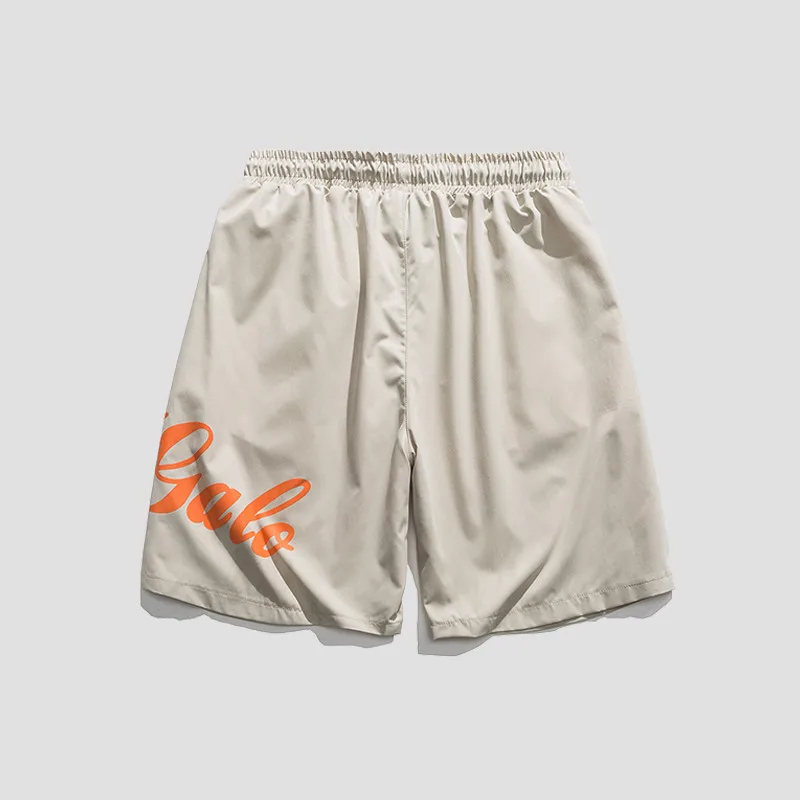 Five-point Shorts Men's Printed Straight Loose Casual
