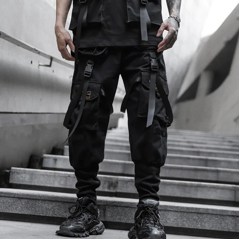 Men's Loose Tapered Trousers - 95% Cotton, Mid Waist, M to 2XL