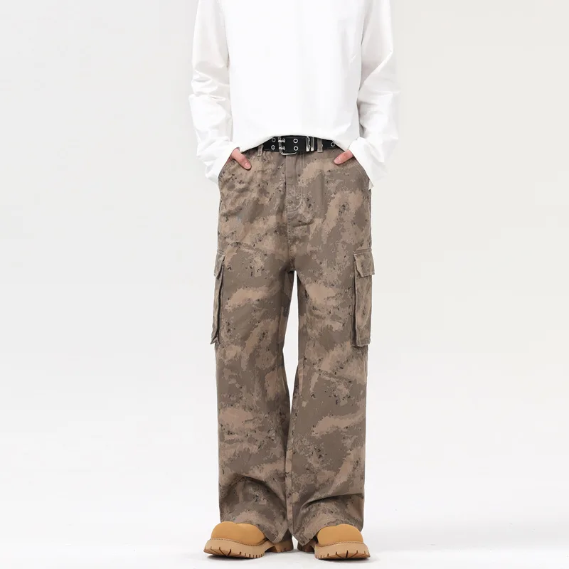 Men's Retro Multi-pocket Camouflage Cargo Pants